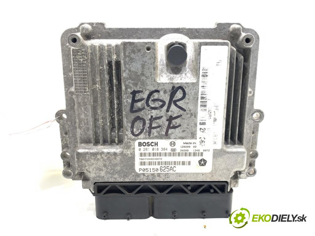 JEEP GRAND CHEROKEE WK SUV 2012 177 kW 3.0 CRD V6 4x4 2987 riadiaca jednotka Motor P05150625AC (Riadiaca jednotka)