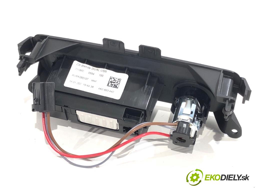AUDI A7 C8 liftback 2023 195 kW 45 TFSI Mild Hybrid quattro 1984 HNÍZDO: USB 4K0863440