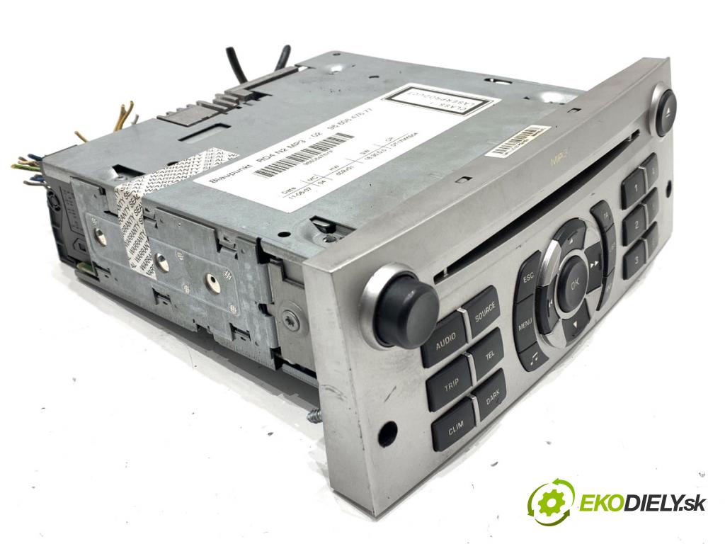 PEUGEOT 407 SW Kombi 2007 100 kW 2.0 HDi 135 1997 RADIO 9660647677 (Audio zariadenie)