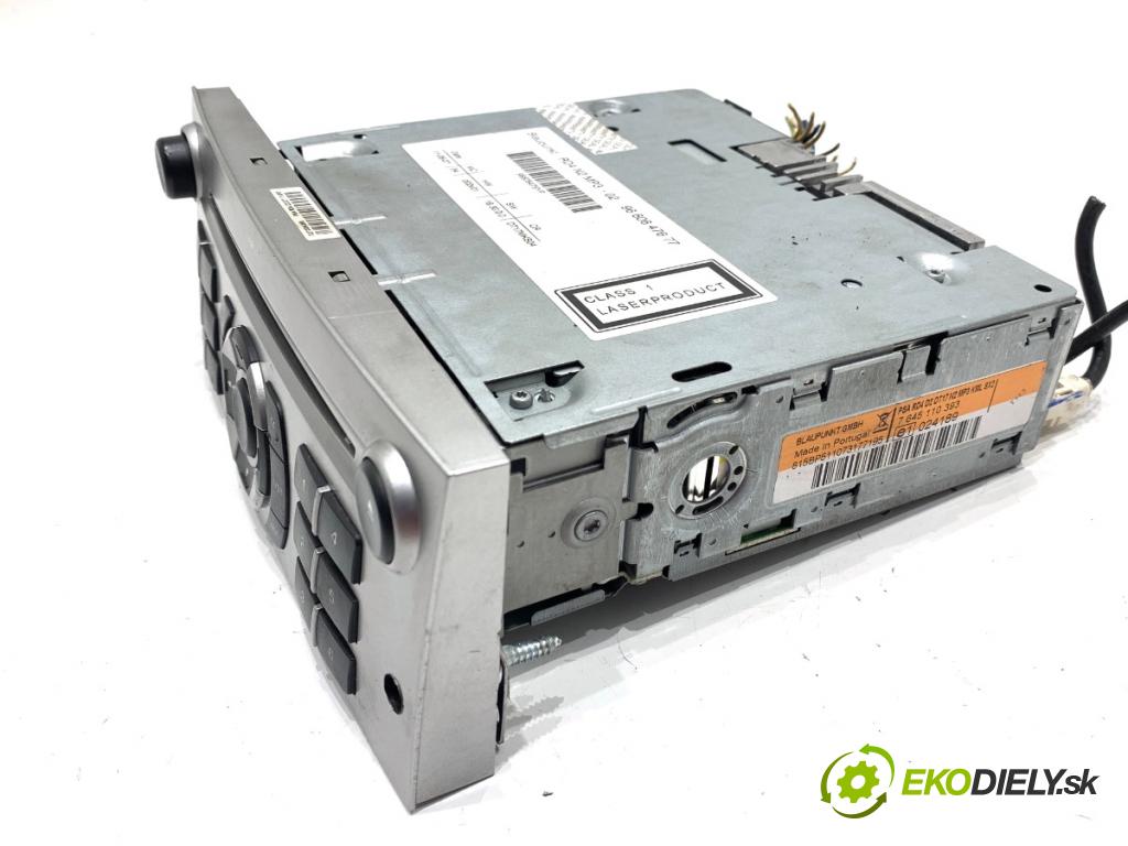 PEUGEOT 407 SW Kombi 2007 100 kW 2.0 HDi 135 1997 RADIO 9660647677 (Audio zariadenie)