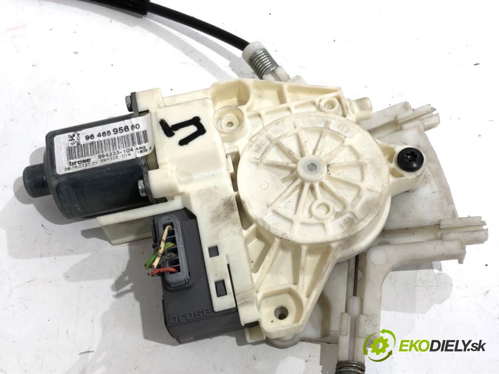 PEUGEOT 407 SW Kombi 2007 100 kW 2.0 HDi 135 1997 mechanismus okna levý zadní část 9646595680
