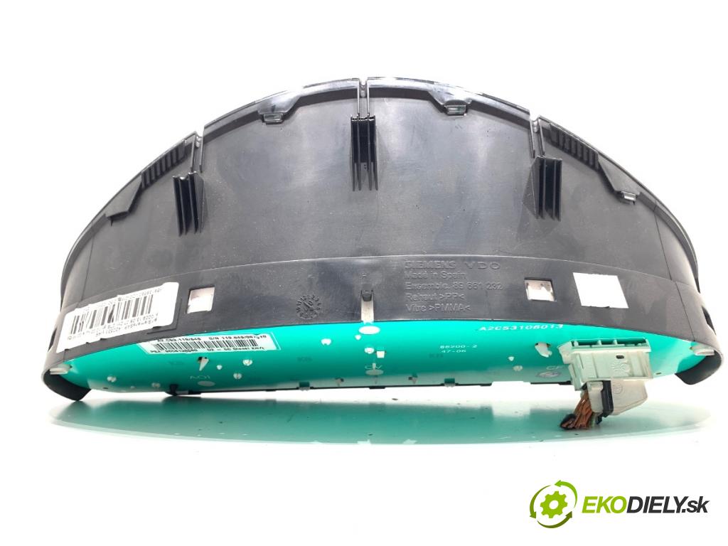 PEUGEOT 407 SW Kombi 2007 100 kW 2.0 HDi 135 1997 Prístrojovka 9658138580 (Prístrojová doska)