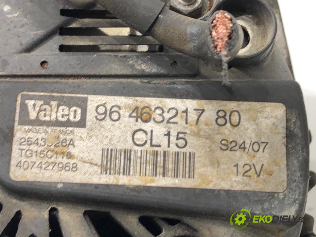 PEUGEOT 407 SW Kombi 2007 100 kW 2.0 HDi 135 1997 Alternátor 9646321780 (Alternátor)