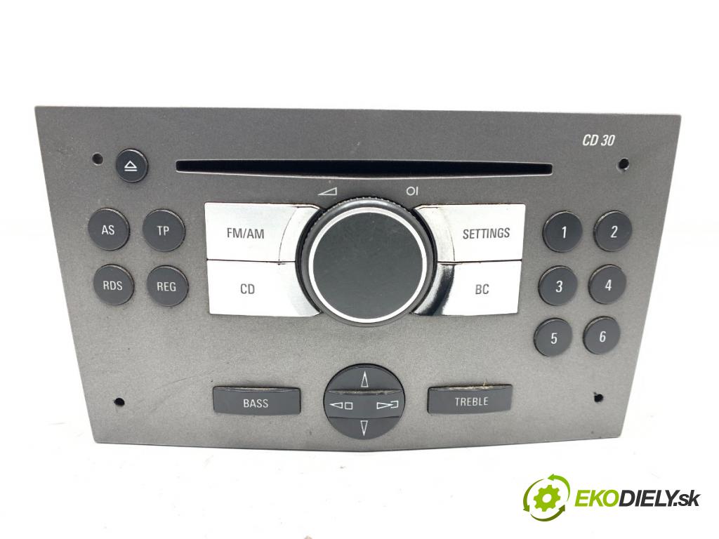 OPEL ASTRA H Kombi 2005 59 kW 1.7 CDTI (L35) 1686 RADIO 13190855 (Audio zariadenie)