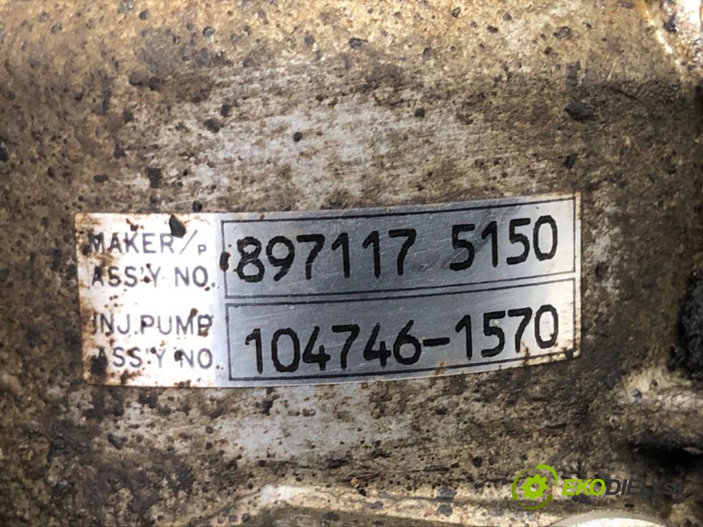 OPEL FRONTERA A samochód terenowy zamknięty 1996 83 kW 2.8 TD (5BMWL4, 5BSUD2) 2771 Pumpa vstrekovacia 104746-1570 (Vstrekovacie čerpadlo)