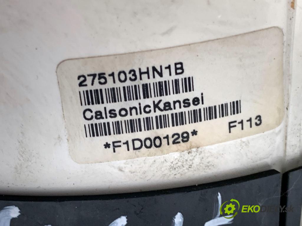 NISSAN MICRA K13 liftback 2015 59 kW 1.2 1198 Panel ovládania kúrenia 275103HN1B (Prepínacie páčky pod volantom)