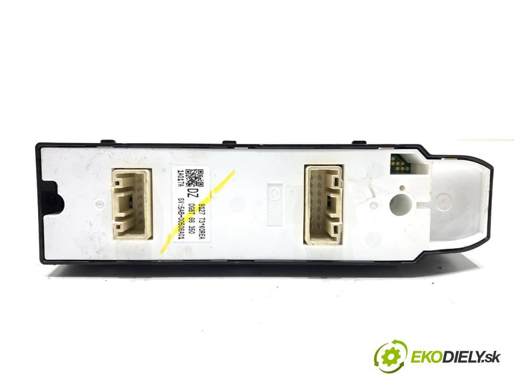 MAZDA 2 DL liftback 2019 66 kW 1.5 SKYACTIV-G 1496 Prepínač okien DG8T66350 (Prepínacie páčky pod volantom)