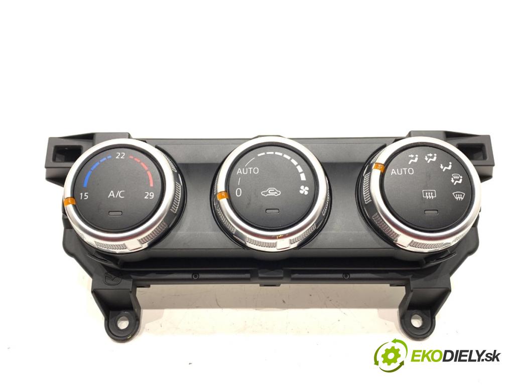 MAZDA 2 DL liftback 2019 66 kW 1.5 SKYACTIV-G 1496 Panel ovládania kúrenia DG7N (Prepínacie páčky pod volantom)