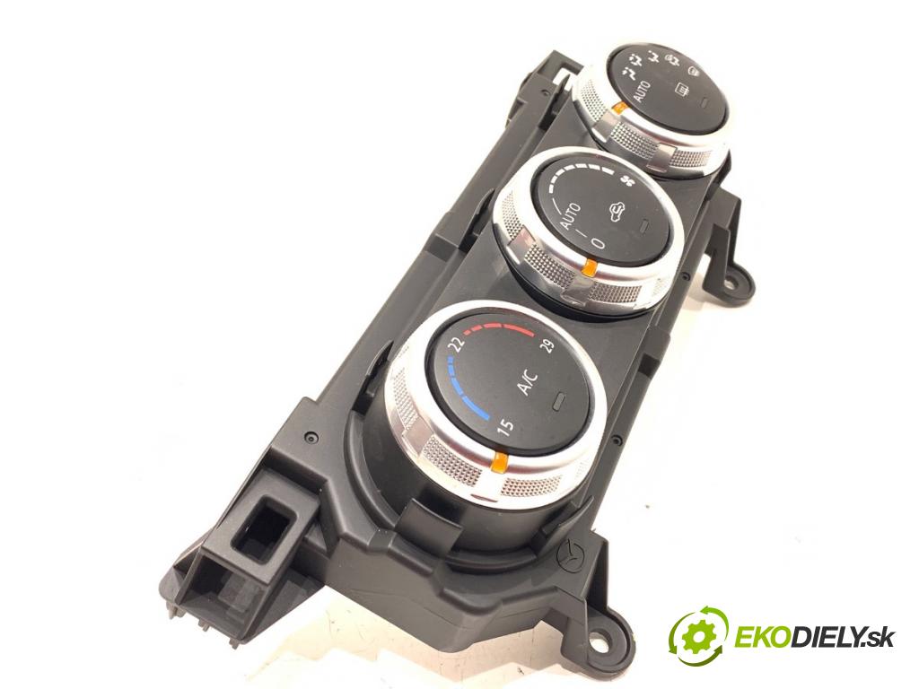 MAZDA 2 DL liftback 2019 66 kW 1.5 SKYACTIV-G 1496 Panel ovládania kúrenia DG7N (Prepínacie páčky pod volantom)