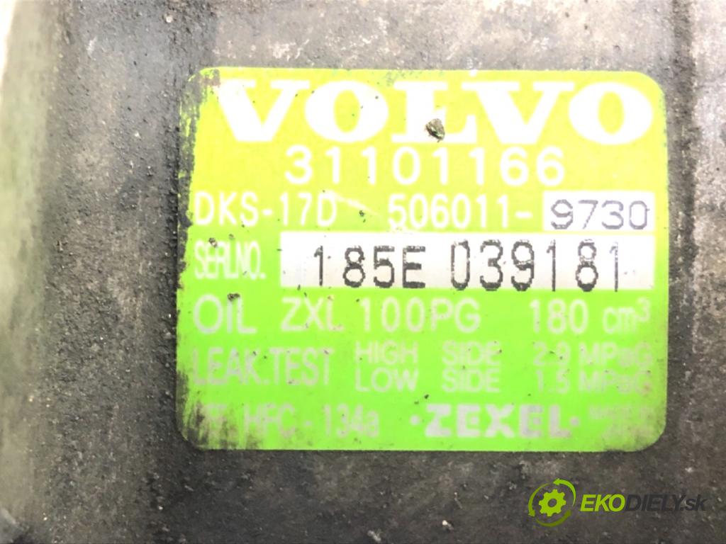 VOLVO S60 I sedan 2003 125 kW 2.4 2435 Kompresor klimatizácie 31101166 (Kompresor klimatizácie)