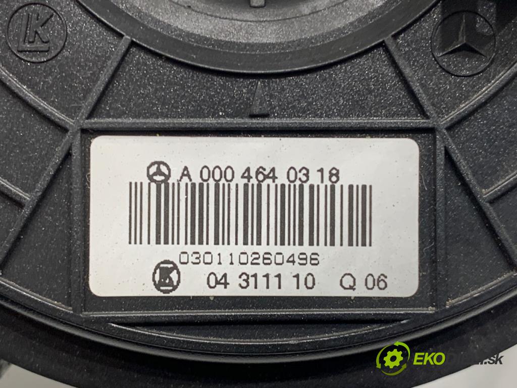 MERCEDES-BENZ W220 sedan 2001 145 kW S 320 CDI (220.026, 220.126) 3222 kroužek slimák airbag A0004640318 (Airbag)