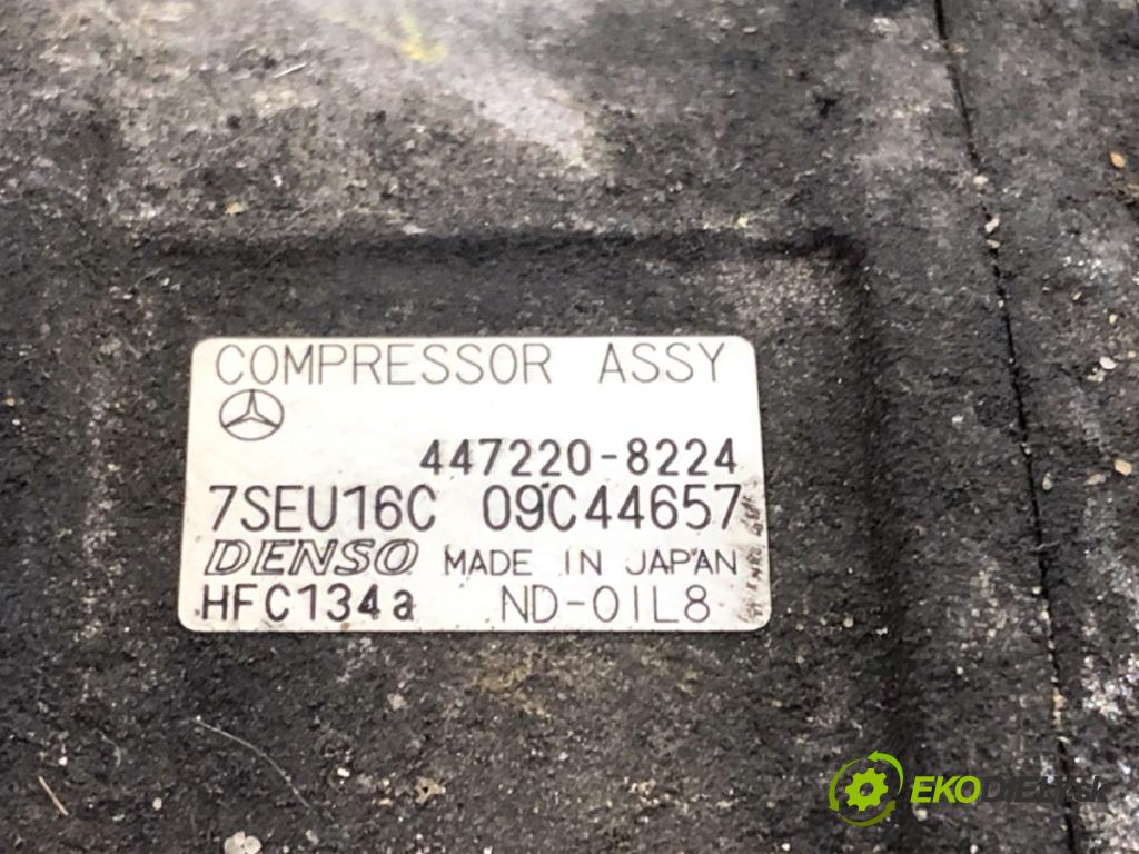 MERCEDES-BENZ W220 sedan 2001 145 kW S 320 CDI (220.026, 220.126) 3222 Kompresor klimatizácie 447220-8224 (Kompresor klimatizácie)