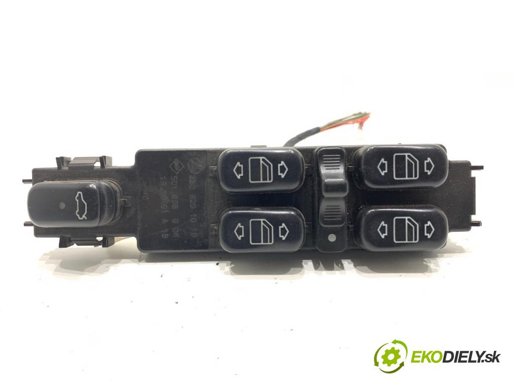 MERCEDES-BENZ W220 sedan 2001 145 kW S 320 CDI (220.026, 220.126) 3222 Prepínač okien 2208201010 (Prepínacie páčky pod volantom)