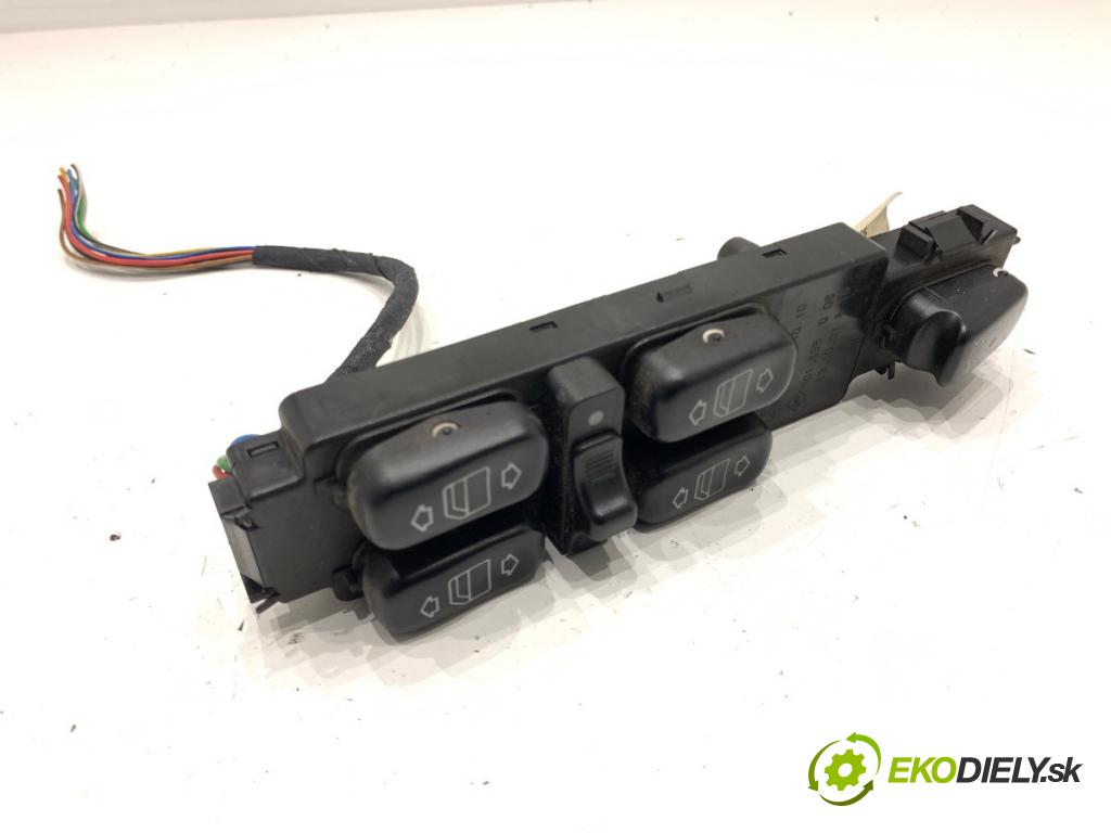 MERCEDES-BENZ W220 sedan 2001 145 kW S 320 CDI (220.026, 220.126) 3222 Prepínač okien 2208201010 (Prepínacie páčky pod volantom)