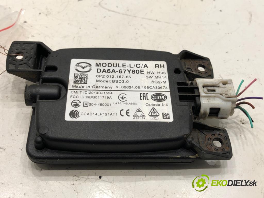 MAZDA 2 DL liftback 2019 66 kW 1.5 SKYACTIV-G 1496 RADAR: DISTRONIC DA6A-67Y80E