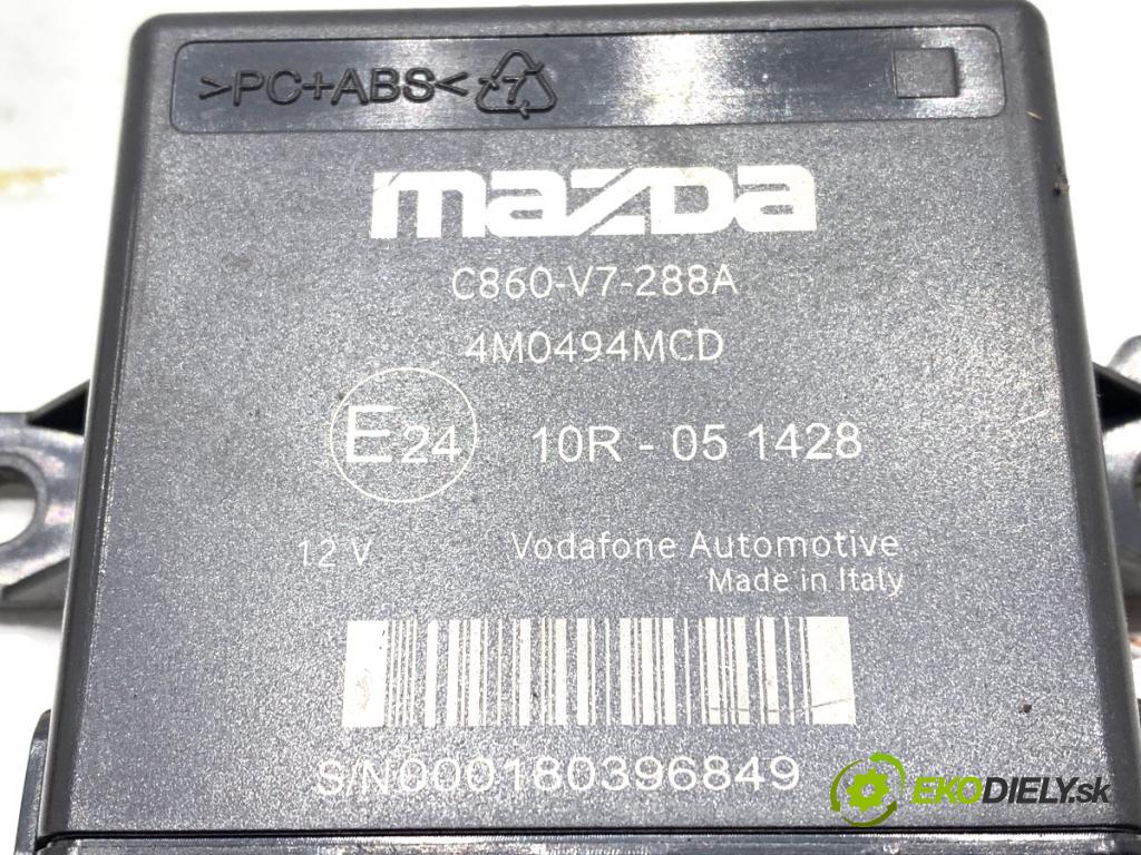 MAZDA 2 DL liftback 2019 66 kW 1.5 SKYACTIV-G 1496 Modul PDC C860-V7-288A (Riadiaca jednotka ostatné)