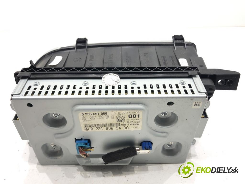 MERCEDES-BENZ W221 sedan 2010 205 kW S 400 Hybrid (221.095, 221.195) 3498 Dislpej A2219065400 (Prístrojová doska)