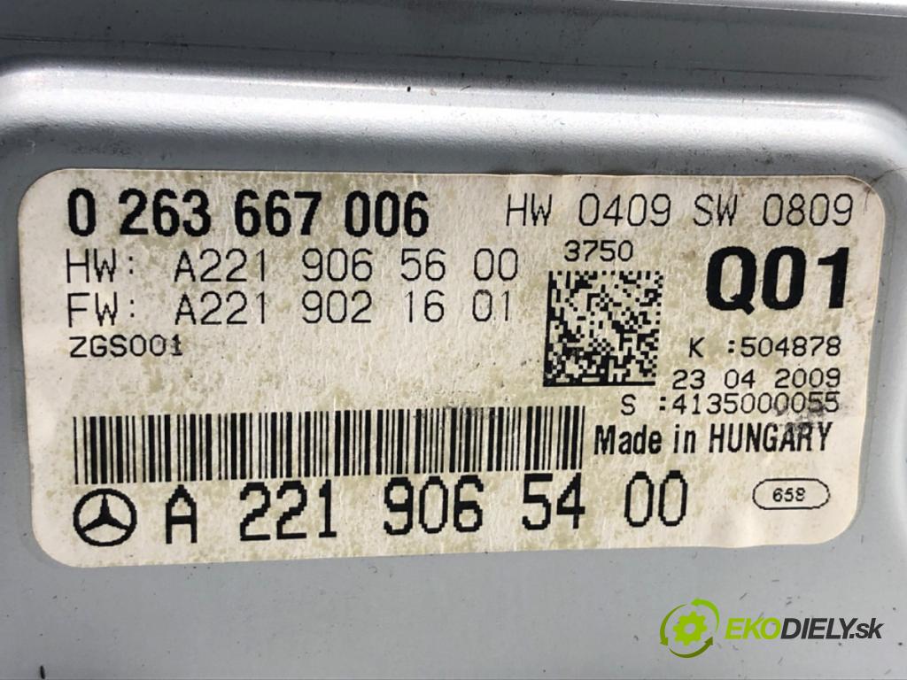 MERCEDES-BENZ W221 sedan 2010 205 kW S 400 Hybrid (221.095, 221.195) 3498 Dislpej A2219065400 (Prístrojová doska)