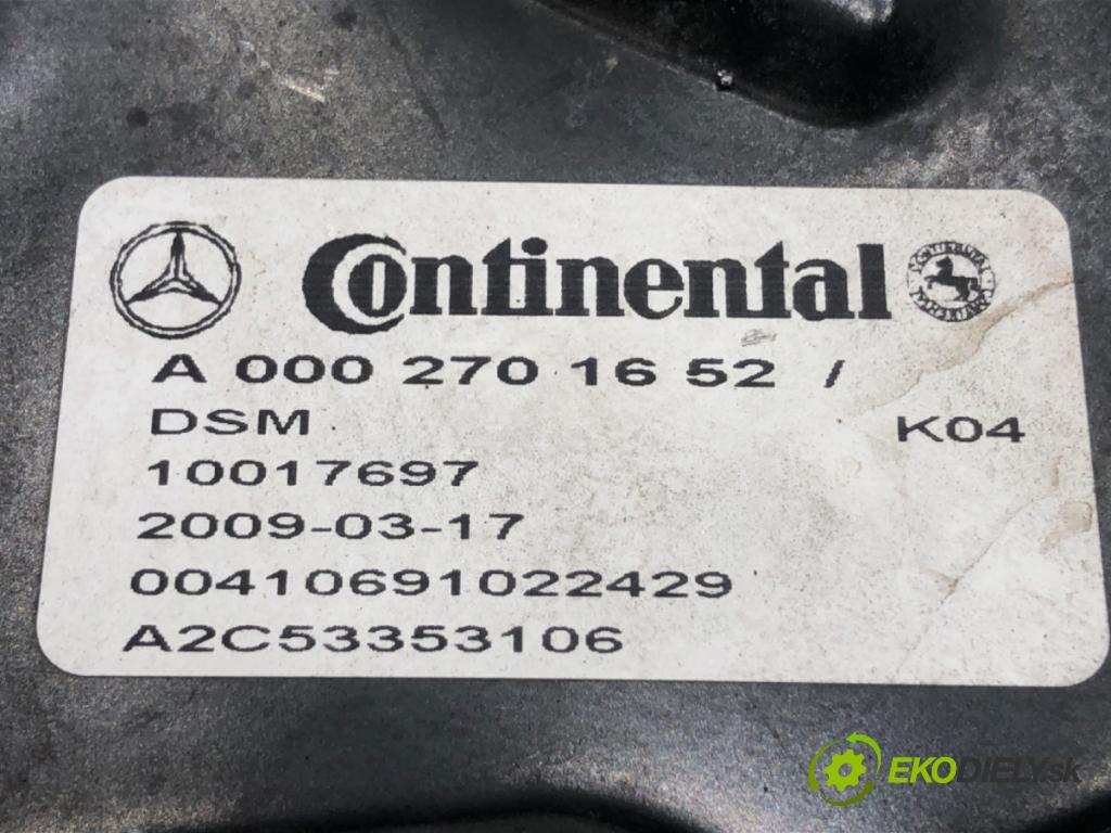 MERCEDES-BENZ W221 sedan 2010 205 kW S 400 Hybrid (221.095, 221.195) 3498 Riadiaca jednotka prevodovky A0002701652 (Riadiaca jednotka prevodovky)