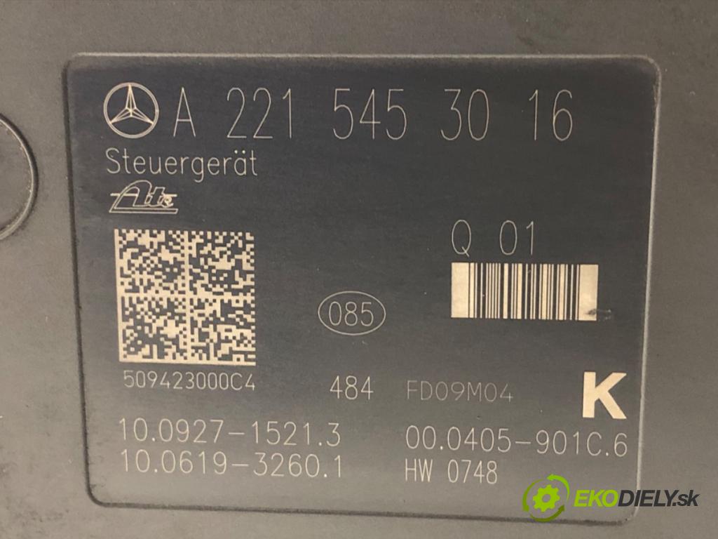 MERCEDES-BENZ W221 sedan 2010 205 kW S 400 Hybrid (221.095, 221.195) 3498 Pumpa ABS A2214310048 (Pumpa ABS)