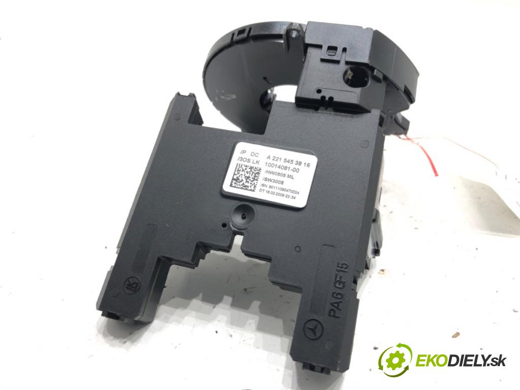 MERCEDES-BENZ W221 sedan 2010 205 kW S 400 Hybrid (221.095, 221.195) 3498 Snímač uhlu uhlu A2215453816