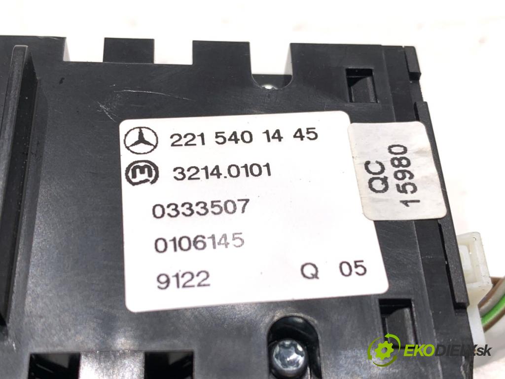 MERCEDES-BENZ W221 sedan 2010 205 kW S 400 Hybrid (221.095, 221.195) 3498 kulisa brzdy ruční brzdy 2215401445