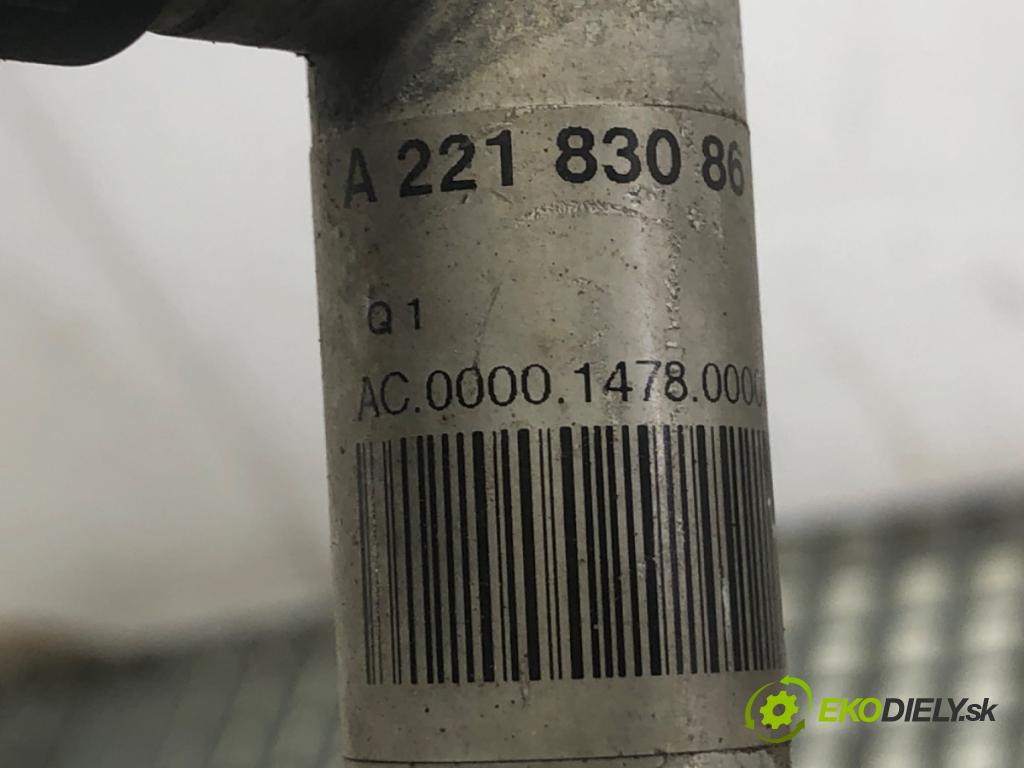 MERCEDES-BENZ W221 sedan 2010 205 kW S 400 Hybrid (221.095, 221.195) 3498 rúrka klimatizácie A2218308615 (Rúrka klimatizácie)