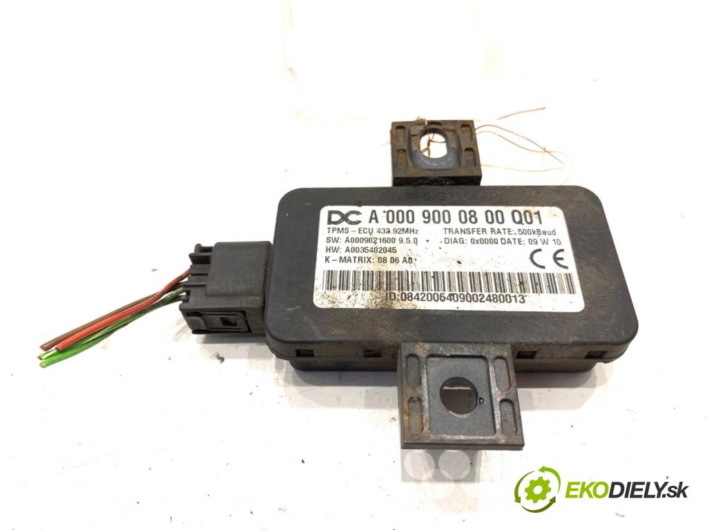 MERCEDES-BENZ W221 sedan 2010 205 kW S 400 Hybrid (221.095, 221.195) 3498 modul tlaku W PNEUMATIKY: TPMS A0009000800