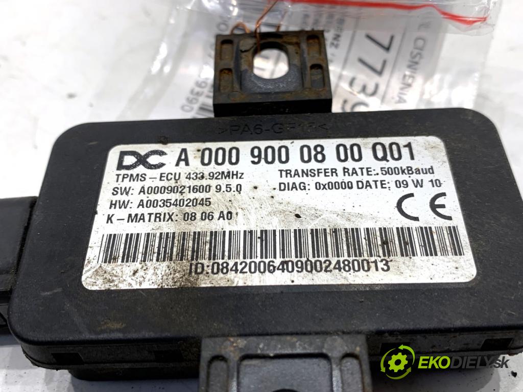 MERCEDES-BENZ W221 sedan 2010 205 kW S 400 Hybrid (221.095, 221.195) 3498 modul tlaku W PNEUMATIKY: TPMS A0009000800