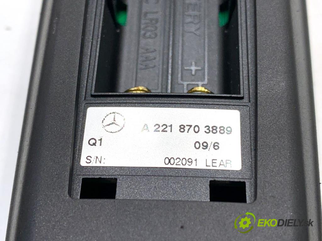 MERCEDES-BENZ W221 sedan 2010 205 kW S 400 Hybrid (221.095, 221.195) 3498 DÁLKOVÝ: MULTIMEDIA A2218703889