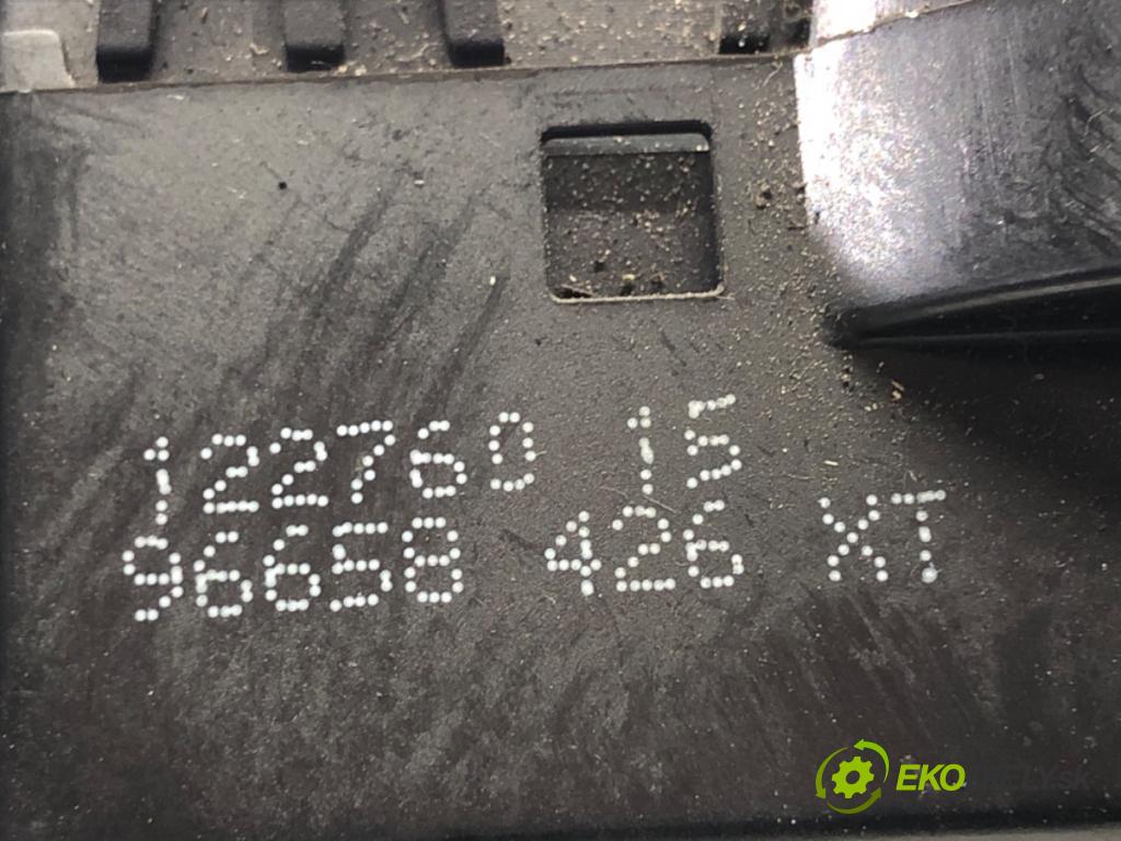 PEUGEOT PARTNER II Nadwozie pełne/minivan 2009 66 kW 1.6 HDi 16V 1560 Prepínač kombinovaný 96658426XT (Prepínacie páčky pod volantom)