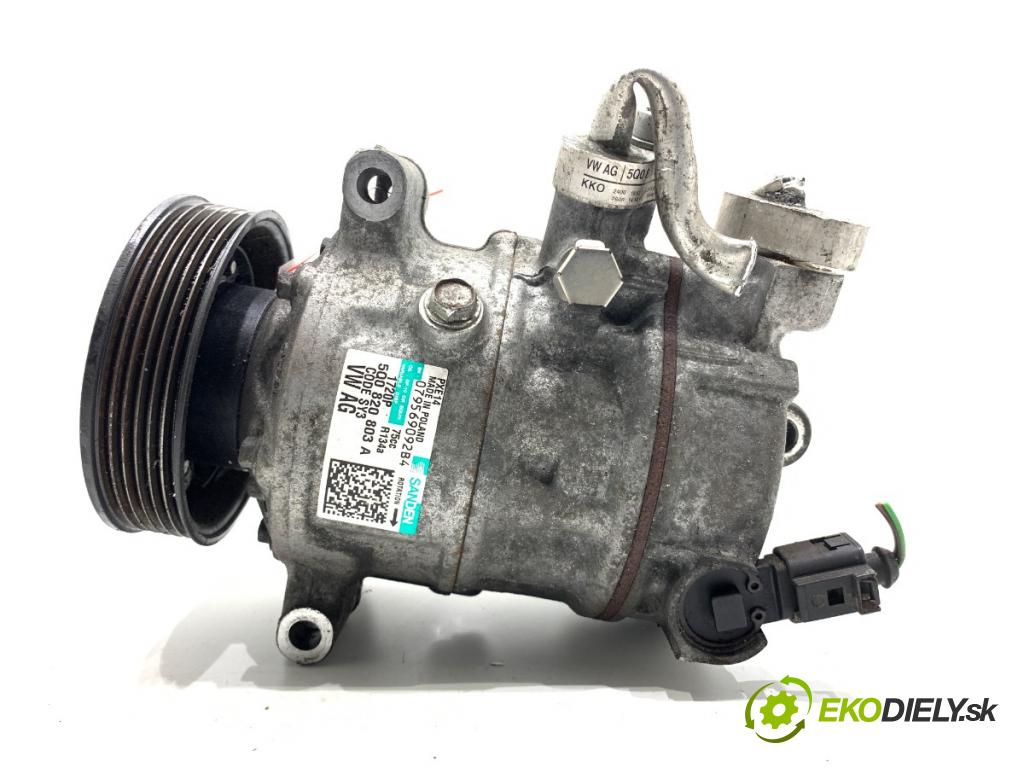 VW GOLF VII liftback 2012 77 kW 1.6 TDI 1598 Kompresor klimatizácie 5Q0820803A (Kompresor klimatizácie)