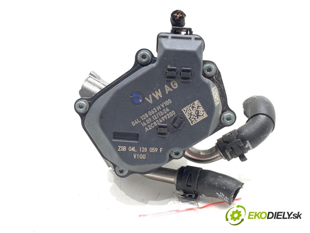 VW GOLF VII liftback 2012 77 kW 1.6 TDI 1598 Škrtiaca klapka 04L128063H (Škrtiaca klapka)