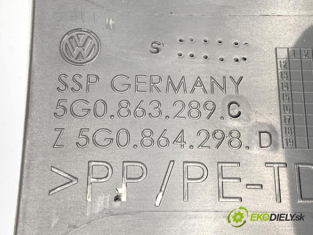 VW GOLF VII liftback 2012 77 kW 1.6 TDI 1598 mří topení zadní část 5G0863289C