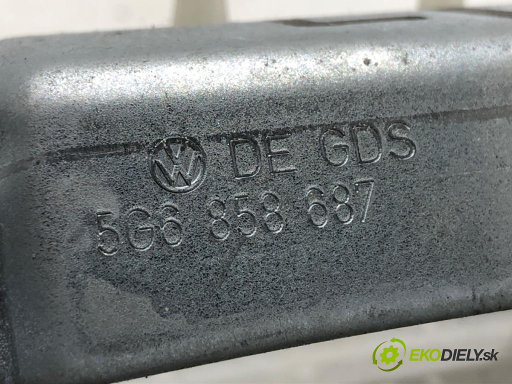 VW GOLF VII liftback 2012 77 kW 1.6 TDI 1598 držák držadlo čalounění zadní část levá strana