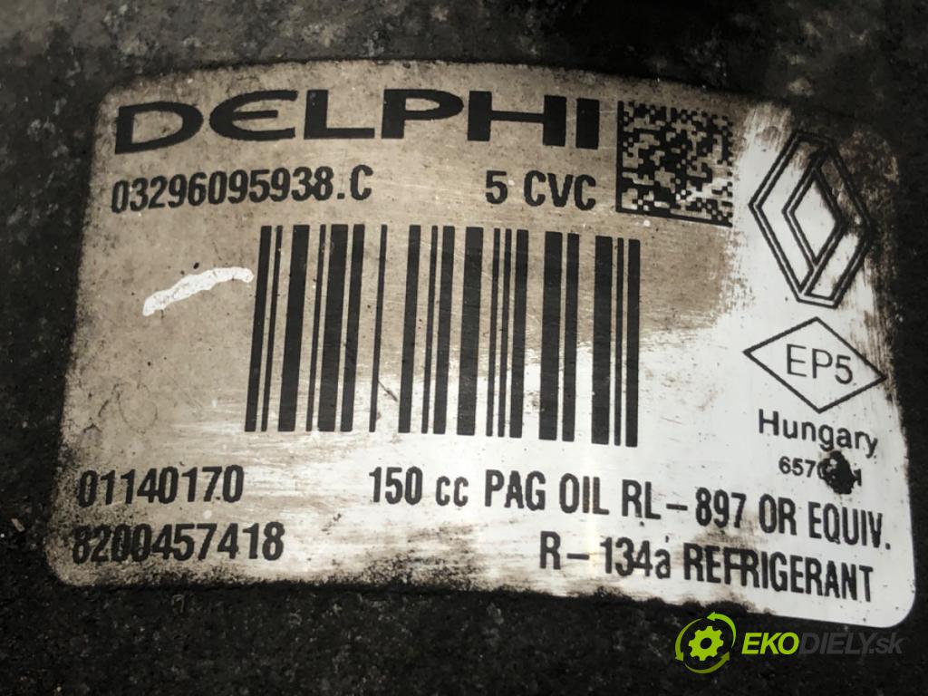 RENAULT MEGANE II liftback 2008 63 kW 1.5 dCi (BM1F, CM1F) 1461 Kompresor klimatizácie 8200457418 (Kompresor klimatizácie)