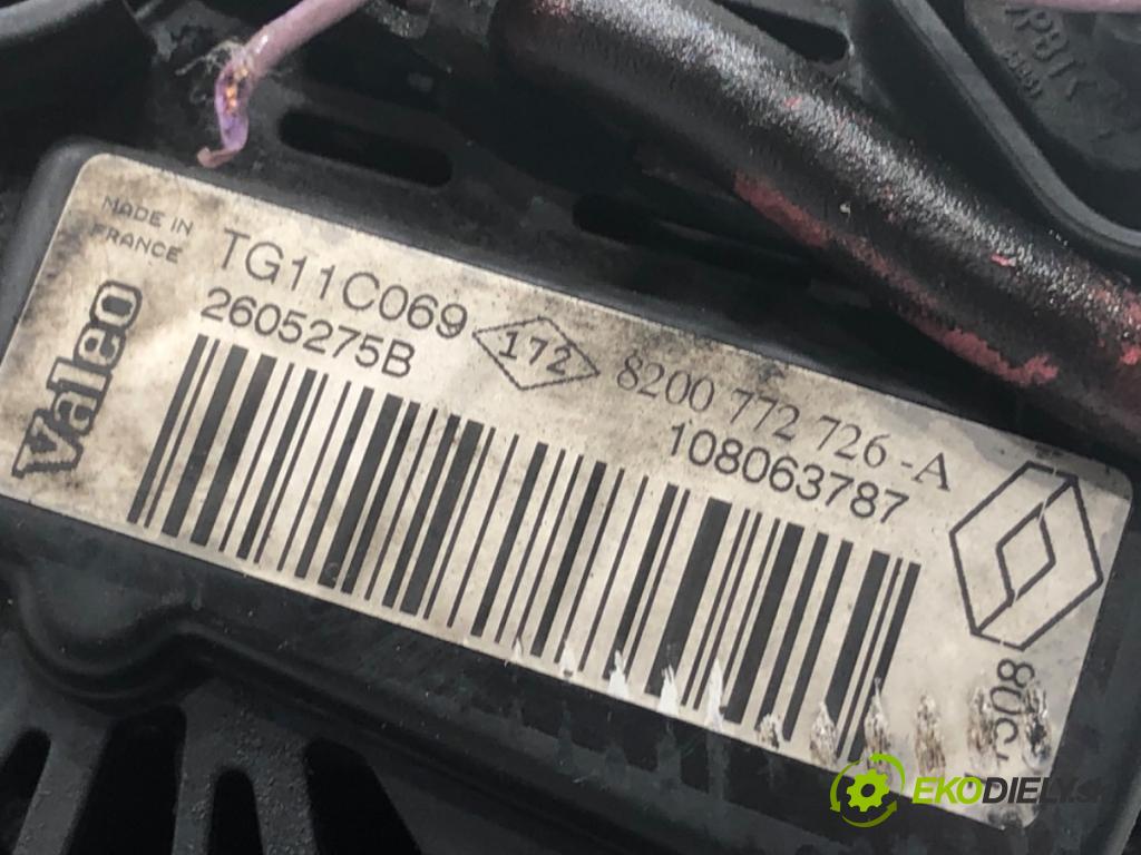 RENAULT MEGANE II liftback 2008 63 kW 1.5 dCi (BM1F, CM1F) 1461 Alternátor 8200772726 (Alternátor)