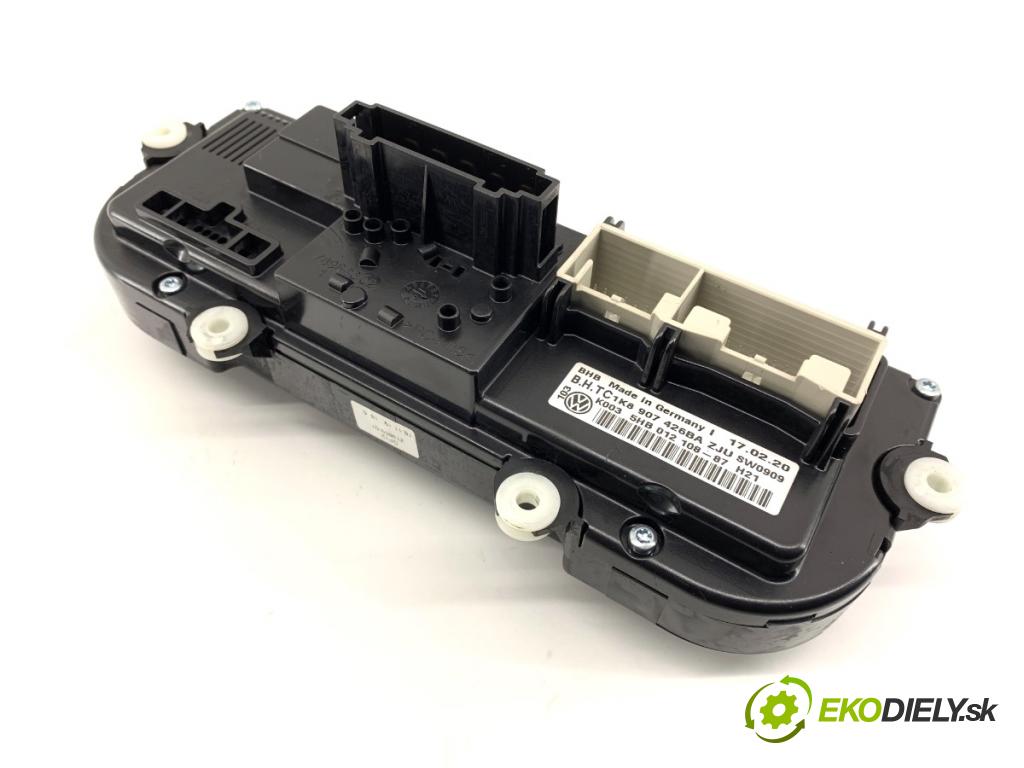 VW CADDY IV Nadwozie pełne/minivan 2020 75 kW 2.0 TDI 1968 Panel ovládania kúrenia 1K8907426BA (Prepínacie páčky pod volantom)