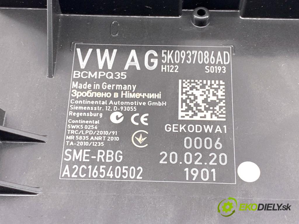 VW CADDY IV Nadwozie pełne/minivan 2020 75 kW 2.0 TDI 1968 Modul komfortu 5K0937086AD (Modul komfortu)
