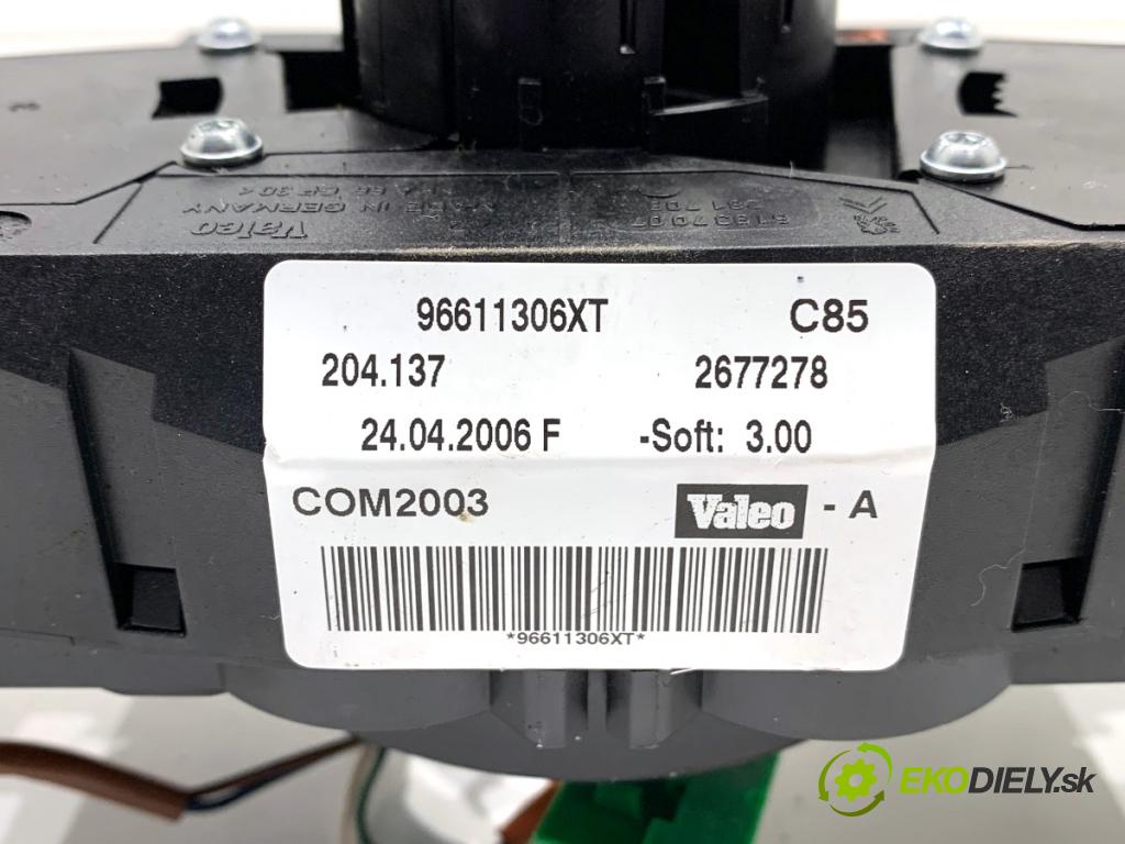 PEUGEOT 407 coupe 2008 155 kW 3.0 V6 2946 Prepínač kombinovaný 96611306XT (Prepínacie páčky pod volantom)