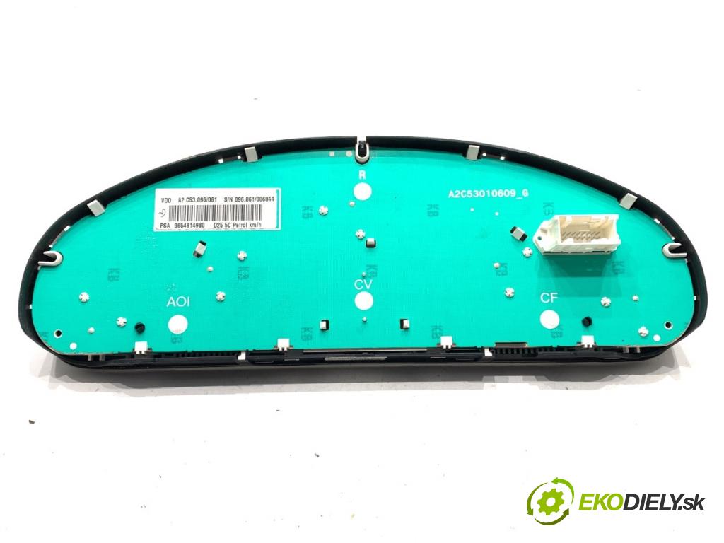 PEUGEOT 407 coupe 2008 155 kW 3.0 V6 2946 Prístrojovka 9654814980 (Prístrojová doska)