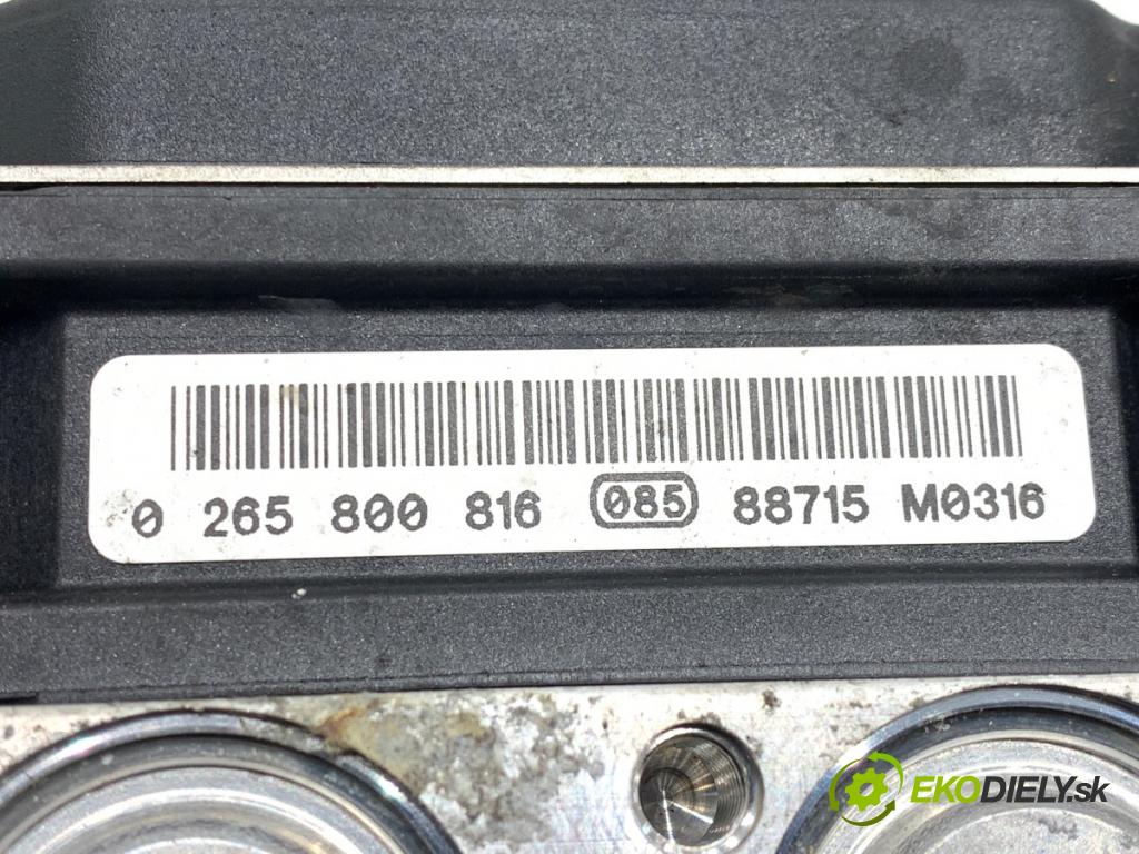 SKODA ROOMSTER nadwozie wielkoprzestrzenne (MPV) 2008 63 kW 1.4 1390 Pumpa ABS 6R0907379J (Pumpa ABS)