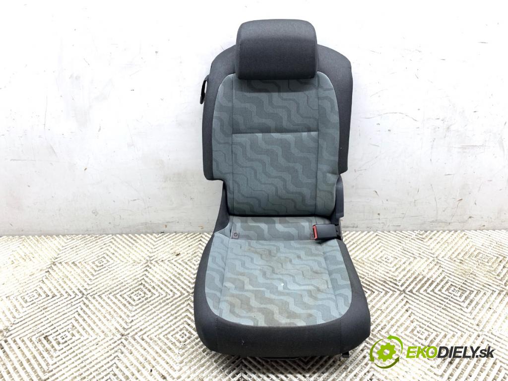 SKODA ROOMSTER nadwozie wielkoprzestrzenne (MPV) 2008 63 kW 1.4 1390 sedadlo zadní část 