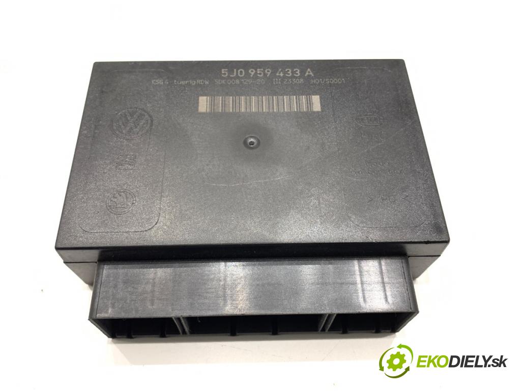 SKODA ROOMSTER nadwozie wielkoprzestrzenne (MPV) 2008 63 kW 1.4 1390 modul komfortu 5J0959433A (Komfortní modul)