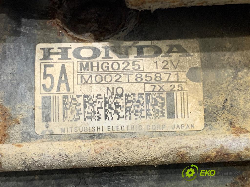 HONDA CR-V III SUV 2008 103 kW 2.2 i-CTDi 4WD (RE6) 2204 Štartér M002T85871 (Štartér)