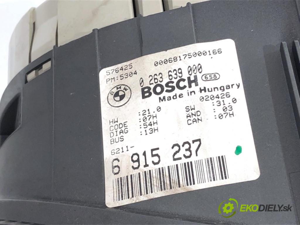 BMW E46 sedan 2002 85 kW 316 i 1596 Prístrojovka 6915237 (Prístrojová doska)