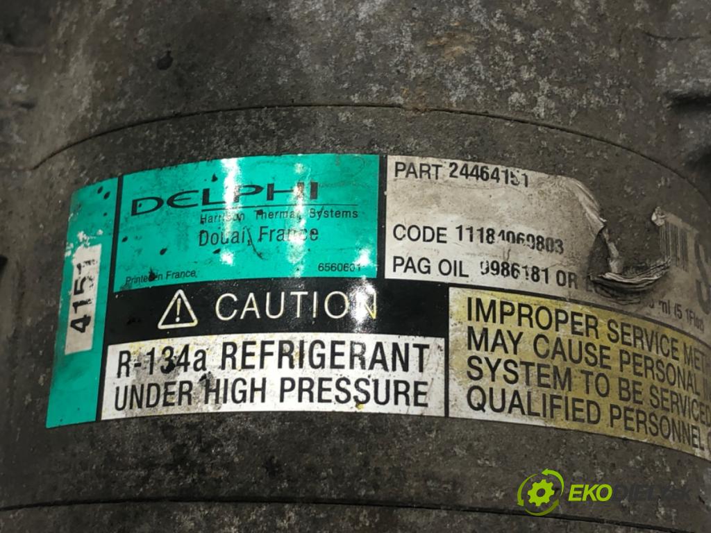 OPEL ZAFIRA A nadwozie wielkoprzestrzenne (MPV) 2004 74 kW 1.6 16V (F75) 1598 Kompresor klimatizácie 24464151 (Kompresor klimatizácie)