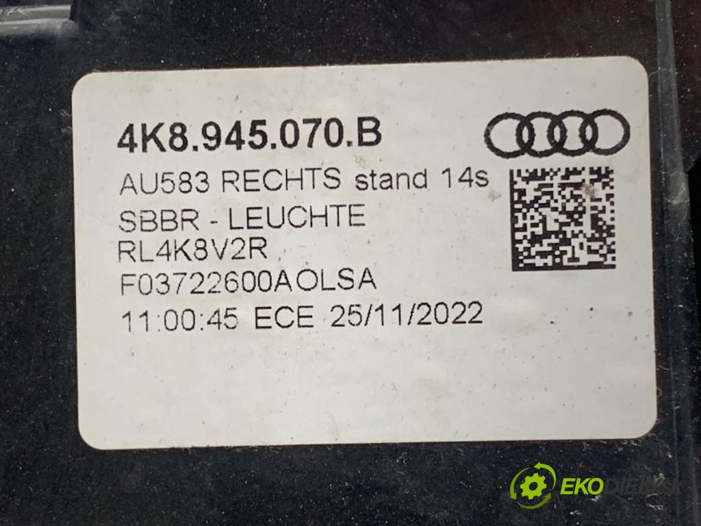 AUDI A7 C8 liftback 2023 195 kW 45 TFSI Mild Hybrid quattro 1984 světlo pravý zadní část 4K8945070B