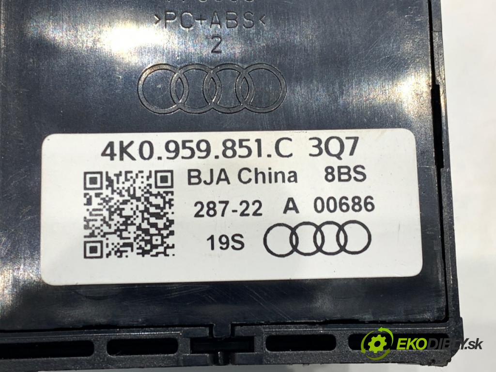 AUDI A7 C8 liftback 2023 195 kW 45 TFSI Mild Hybrid quattro 1984 Prepínač okien 4K0959851C (Prepínacie páčky pod volantom)
