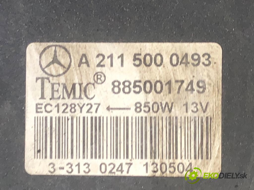 MERCEDES-BENZ S211 Kombi 2004 150 kW E 320 T CDI (211.226) 3222 ventilátor chladiče A2205000293 (Ventilátor)